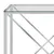 Produktbild 4 för Soffbord silver 55x55x55 cm rostfritt stål och glas