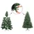 Produktbild 6 för Plastgran med snö grön 150 cm PVC