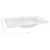 Produktbild 7 för Inbyggt handfat 750x460x130 mm SMC vit
