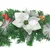 Produktbild 6 för Julgirlang med LED-lampor grön 2,7 m PVC