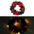 Produktbild 2 för Julkrans med lysdioder grön 60 cm PVC