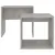 Produktbild 4 för Soffbord set betonggrå 48x30x45 cm konstruerat trä