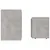 Produktbild 5 för Soffbord set betonggrå 48x30x45 cm konstruerat trä
