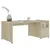 Produktbild 3 för Soffbord sonoma-ek 90x45x35 cm konstruerat trä