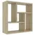 Produktbild 2 för Vägghylla sonoma-ek 45,1x16x45,1 cm spånskiva