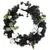 Produktbild 3 för Julkrans med lysdioder svart 60 cm PVC