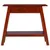 Produktbild 3 för Avlastningsbord klassisk brun 90x30x75cm massiv mahogny