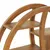 Produktbild 4 för Yin yang-vägghylla 80x17,5x80 cm massiv teak