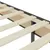 Produktbild 5 för Resårsäng mörkgrå tyg 200x200 cm
