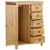 Produktbild 2 för vidaXl Garderob 76x52x105 cm massiv ek