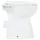 Hög toalettstol 7 cm utan spolkant mjuk stängning keramisk vit