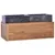 Produktbild 8 för Väggmonterad badrumskommod 90x45x30 cm massiv teak