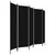 Produktbild 3 för Rumsavdelare 5 paneler svart 250x180 cm