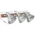 Produktbild 11 för Industriell vägglampa silver 65x25 cm E27