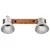 Produktbild 3 för Industriell vägglampa silver 45x25 cm E27
