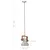 Produktbild 11 för Hänglampa industriell 25 W silver rund 19 cm E27