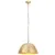 Produktbild 3 för Hänglampa industriell vintage 25 W mässing rund 41 cm E27