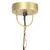 Produktbild 5 för Hänglampa industriell vintage 25 W mässing rund 41 cm E27