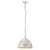 Produktbild 2 för Hänglampa industriell vintage 25 W silver rund 31 cm E27