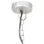Produktbild 4 för Hänglampa industriell vintage 25 W silver rund 31 cm E27