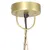 Produktbild 4 för Hänglampa industriell vintage 25 W mässing rund 31 cm E27