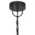 Produktbild 4 för Hänglampa industriell vintage 25 W svart rund 31 cm E27