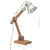 Produktbild 11 för Skrivbordslampa industriell silver rund 58x18x90 cm E27