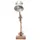 Skrivbordslampa industriell silver rund 58x18x90 cm E27