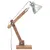 Produktbild 4 för Skrivbordslampa industriell silver rund 58x18x90 cm E27