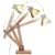 Produktbild 10 för Skrivbordslampa industriell mässing rund 58x18x90 cm E27