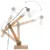Produktbild 10 för Skrivbordslampa industriell vit rund 58x18x90 cm E27