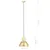 Produktbild 9 för Hänglampa 25 W mässing rund 28,5 cm E27