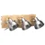 Produktbild 2 för Vägglampa industriell silver 68x23 cm E27 mangoträ