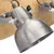 Produktbild 5 för Vägglampa industriell silver 68x23 cm E27 mangoträ