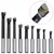 Produktbild 2 för Borrverktygssats 15 delar 50 mm borrchuck MT2-F1-12
