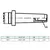 Produktbild 10 för Borrverktygssats 15 delar 50 mm borrchuck MT3-F1-12