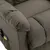 Produktbild 6 för massagefåtölj med uppresningshjälp taupe tyg