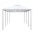 Produktbild 2 för Paviljong 600x298x270 cm vit 180g/m²