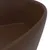 Produktbild 6 för Handfat med bräddavlopp matt mörkbrun 36x13 cm keramik