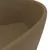 Produktbild 6 för Handfat med bräddavlopp matt gräddvit 36x13 cm keramik