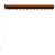 Produktbild 4 för Markis manuellt infällbar 350x250 cm orange och brun