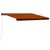 Produktbild 7 för Markis manuellt infällbar 400x300 cm orange och brun