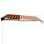 Produktbild 2 för Markis manuellt infällbar 450x300 cm orange och brun
