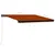 Produktbild 7 för Markis manuellt infällbar 450x300 cm orange och brun