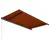 Produktbild 3 för Markis manuellt infällbar 500x300 cm orange och brun