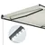 Produktbild 5 för Markis manuellt infällbar med LED 300x250 cm gräddvit