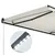 Produktbild 5 för Markis manuellt infällbar med LED 400x300 cm gräddvit