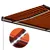 Produktbild 5 för Markis manuellt infällbar med LED 400x300 cm orange och brun