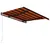 Produktbild 4 för Markis automatiskt infällbar 300x250 cm orange och brun