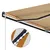 Produktbild 5 för Infällbar markis med vindsensor & LED 300x250 cm gul och vit